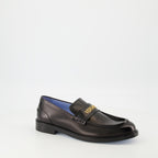 Mocassins Mocassins en cuir Versace Noir Homme