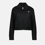Chaquetas Chaqueta de Nylon Acolchada Versace Negro Femme