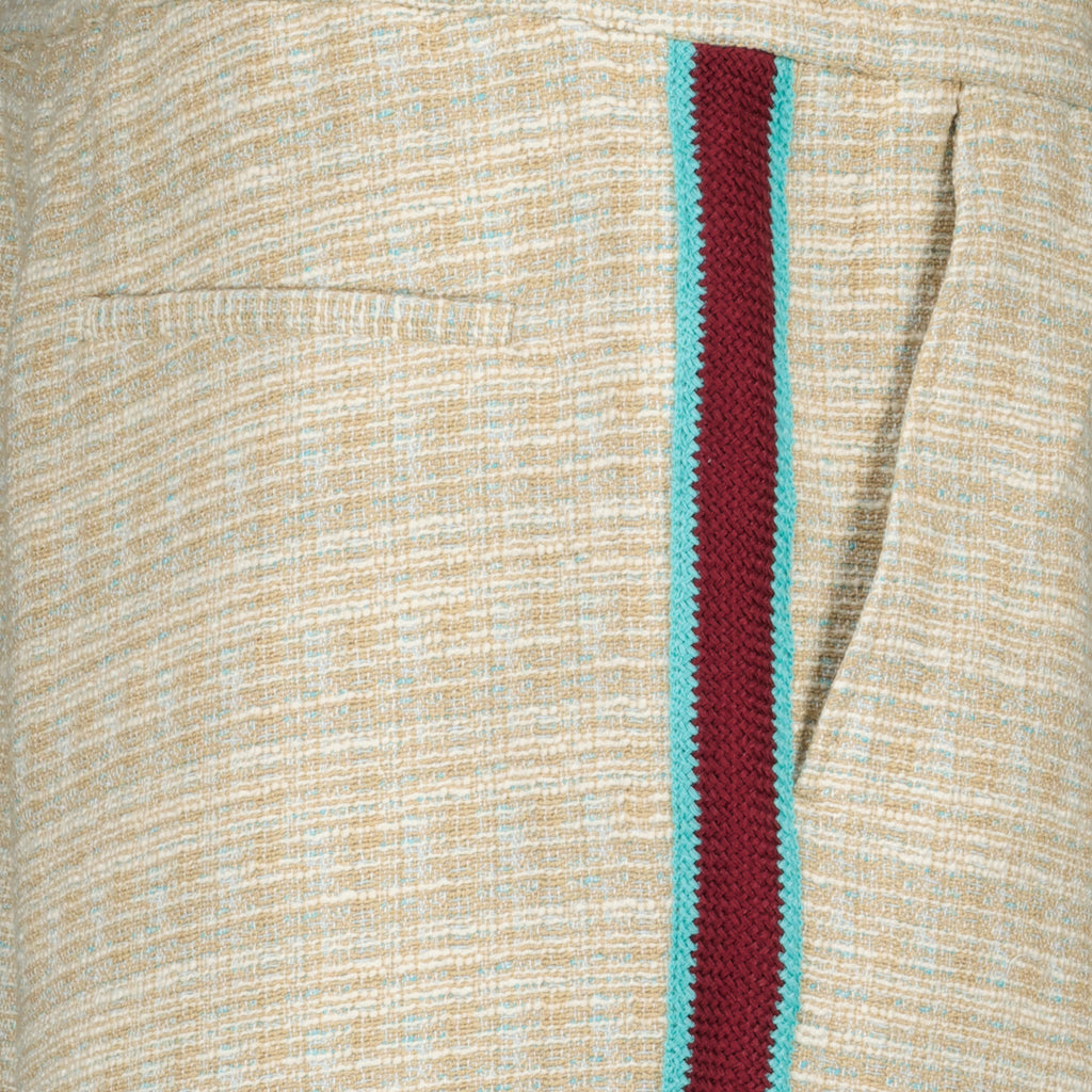 Drole De Monsieur 브랜드의 베이지 트위드 D-Mirror 반바지 이미지 - 2026 봄-여름 시즌 - 상세 보기_1