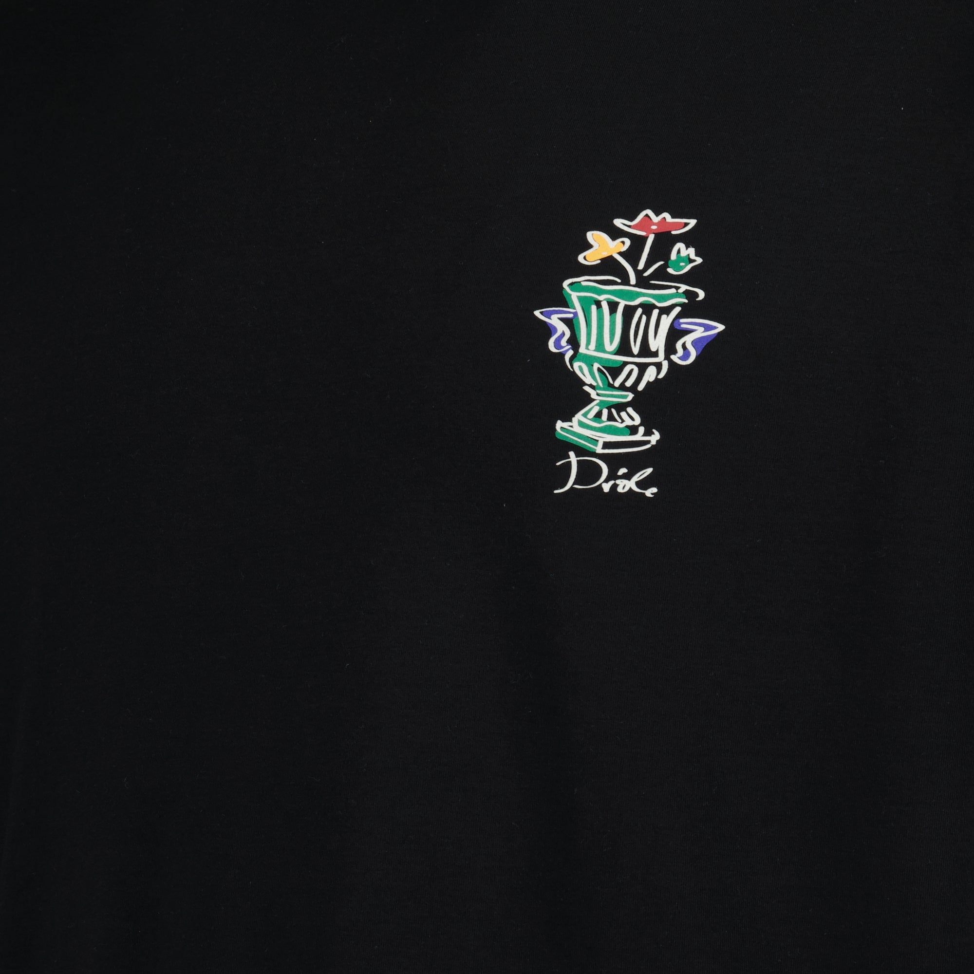 티셔츠 T-shirt vase Drole De Monsieur 검은색 Homme