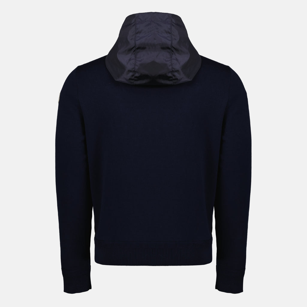 Vestes Cardigan en coton bleu marine Moncler Bleu foncé Homme
