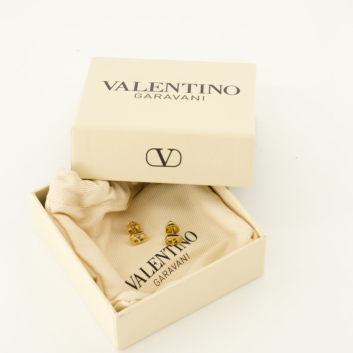 Bijoux Ovalette Earrings Valentino Garavani Doré Femme
