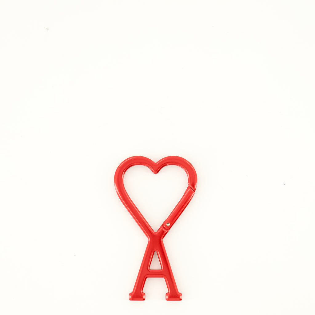 Lifestyle Red Heart AMI Carabiner Keychain Ami PARIS Rouge Unisexe