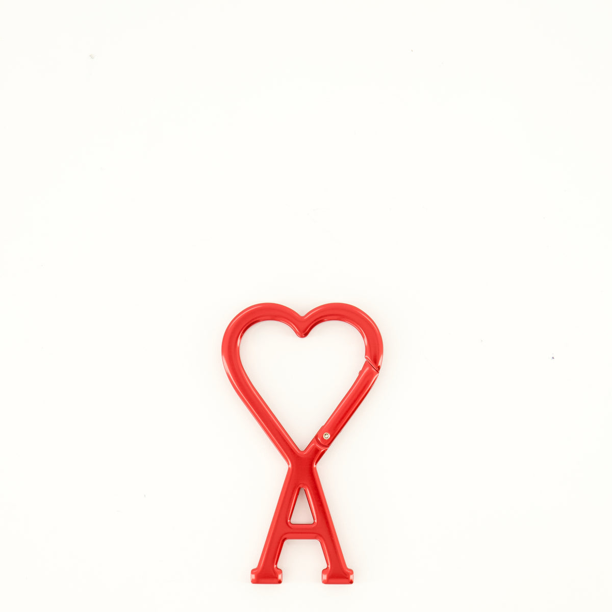 Lifestyle Red Heart AMI Carabiner Keychain Ami PARIS Rouge Unisexe