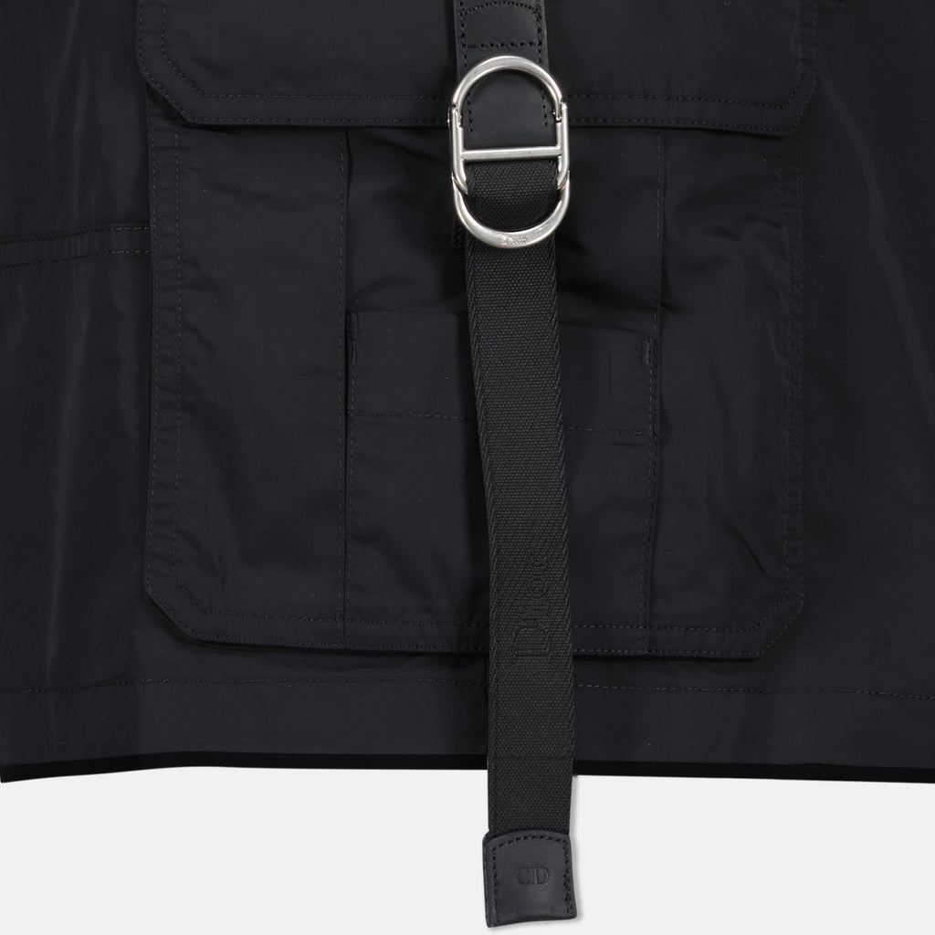Shorts Pantaloni Cargo Neri Dior Noir Homme