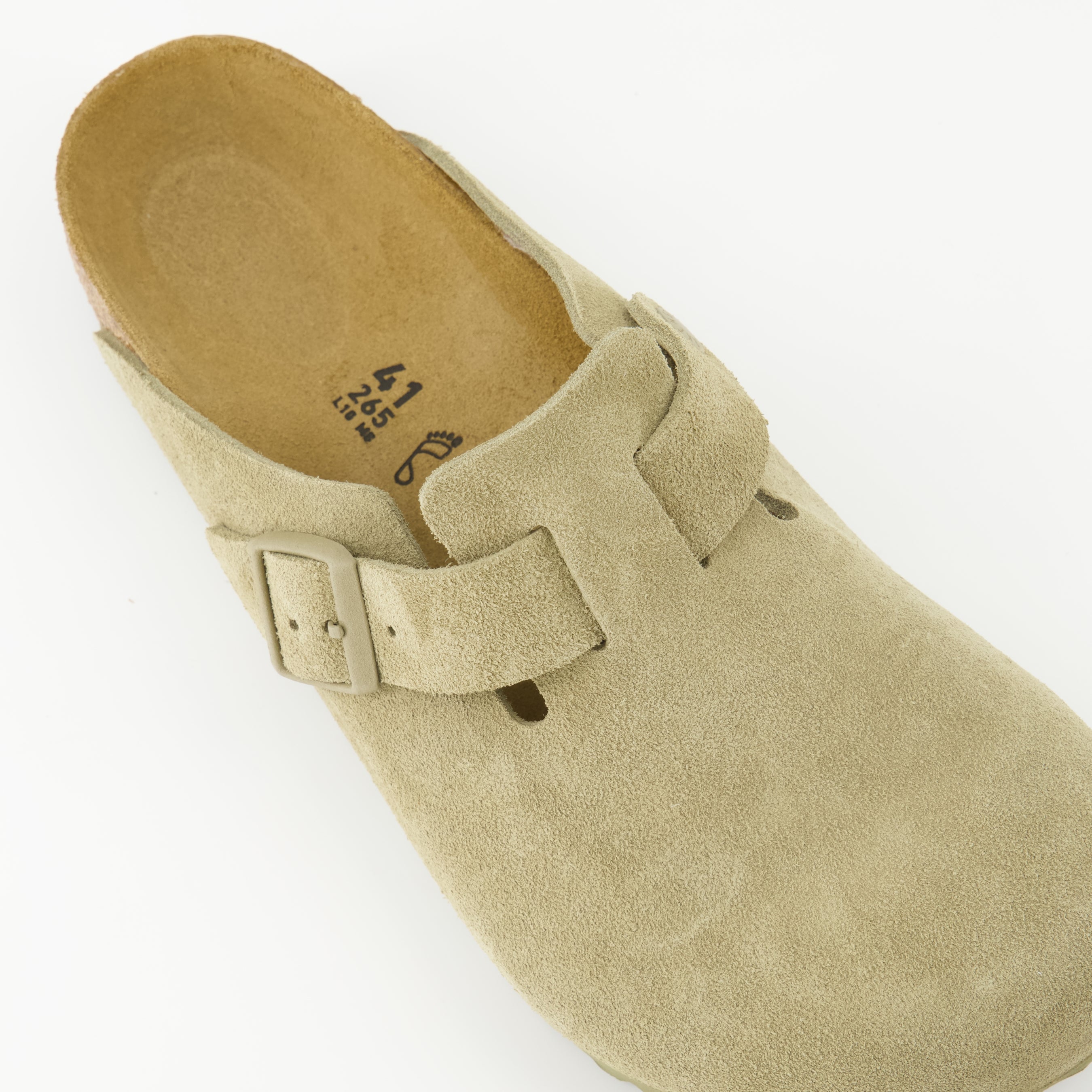 Chaussures ouvertes Mules Boston Birkenstock Kaki Homme