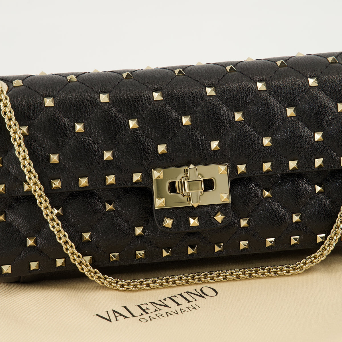 Sacs à main et épaule Sac Rockstud Spike noir Valentino Garavani Noir Femme