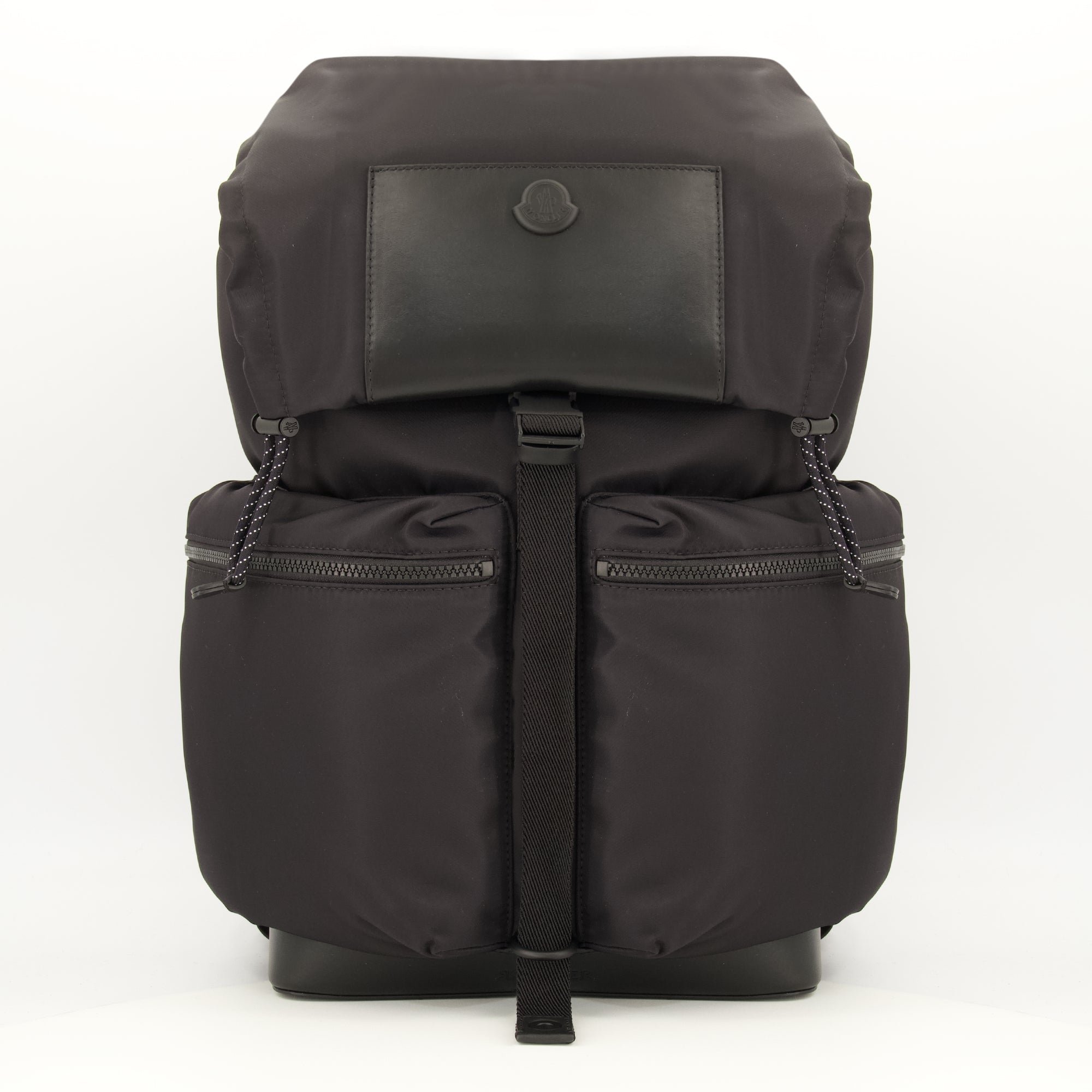 Sacs à dos Zaino Kenton in Drill Nero Moncler Noir Homme