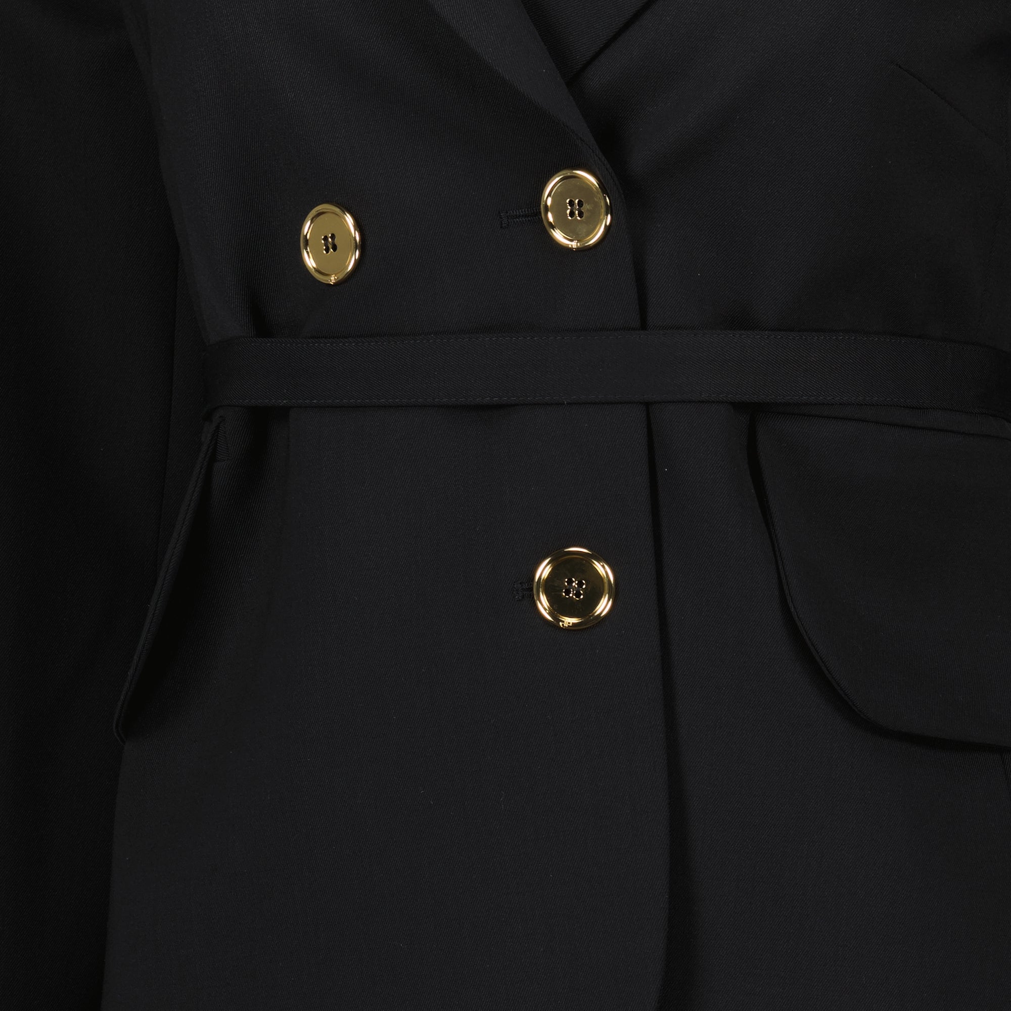 Image de l'article Veste bazer avec ceinture de la marque Patou pour Femme - Saison Automne-Hiver 2025 - Vue détaillée_3