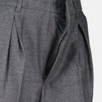 Pantalons Pantalon de ville Mm6 Gris Femme