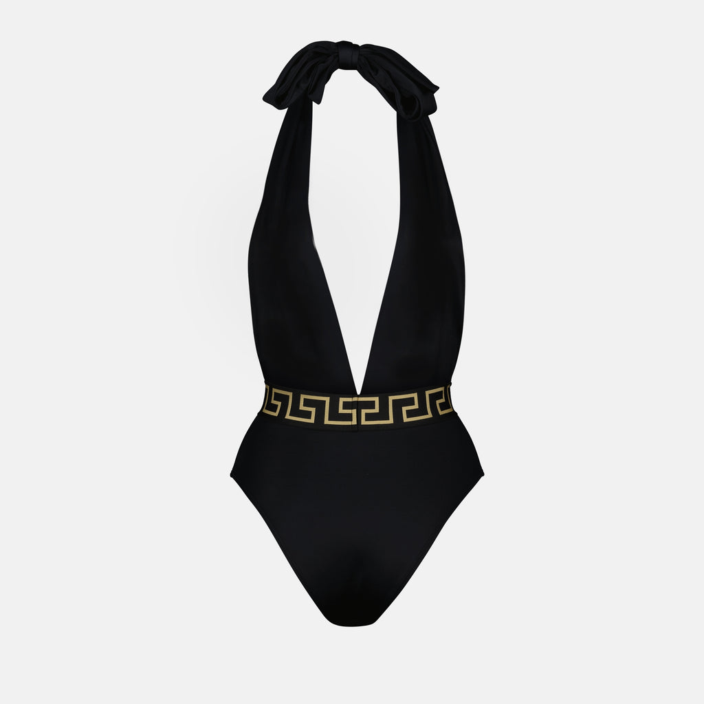 Beachwear Maillot de bain Greca Versace Noir Femme