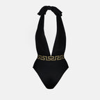 Beachwear Maillot de bain Greca Versace Noir Femme