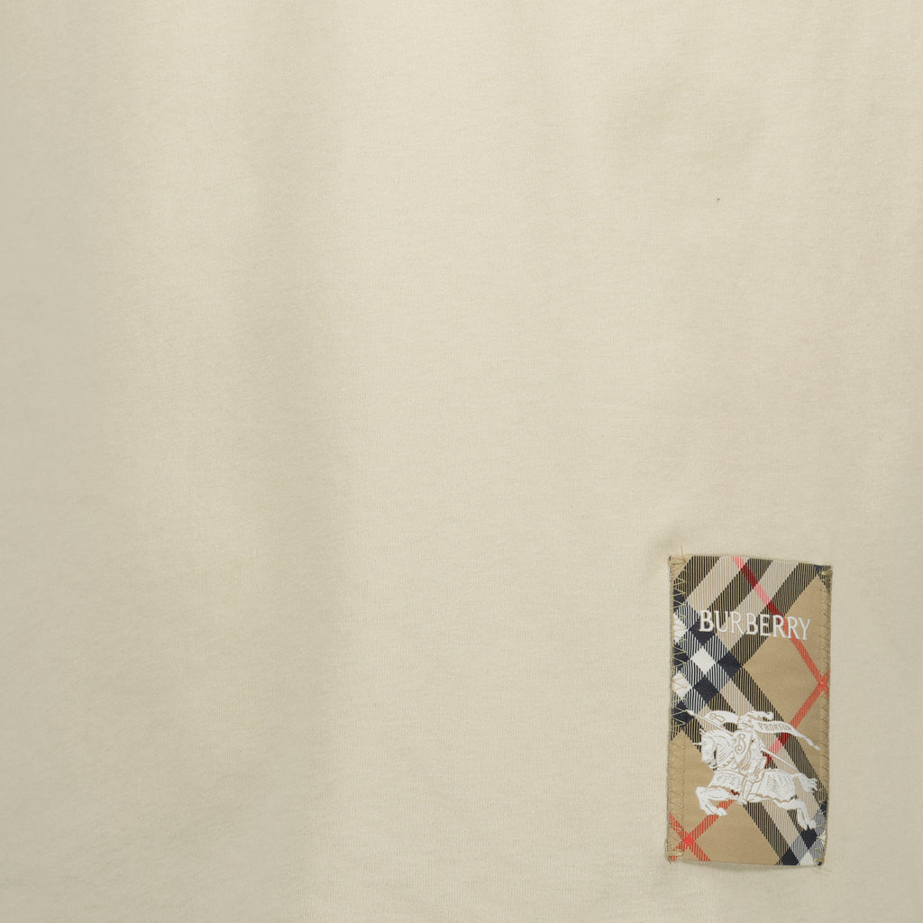 T-Shirts Cavalier T-Shirt Burberry Beige Homme