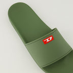 Imagem das chanclas SA-Swim khaki da Diesel para Homens - Coleção Primavera-Verão 2026 - Vista detalhada de cima