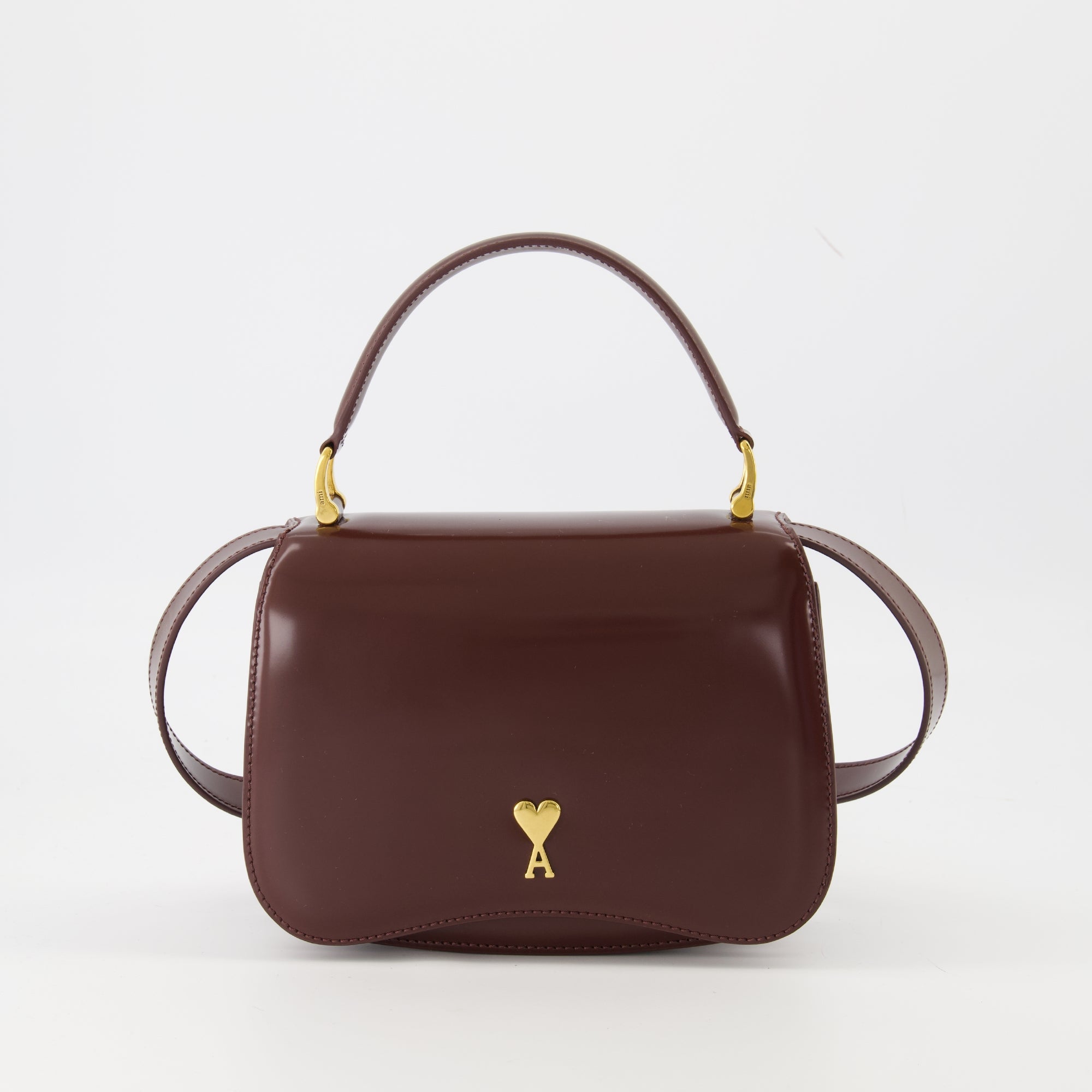 Handbags and Shoulder Bags Top Handle Paris Bag Ami PARIS Bordeaux Unisex
