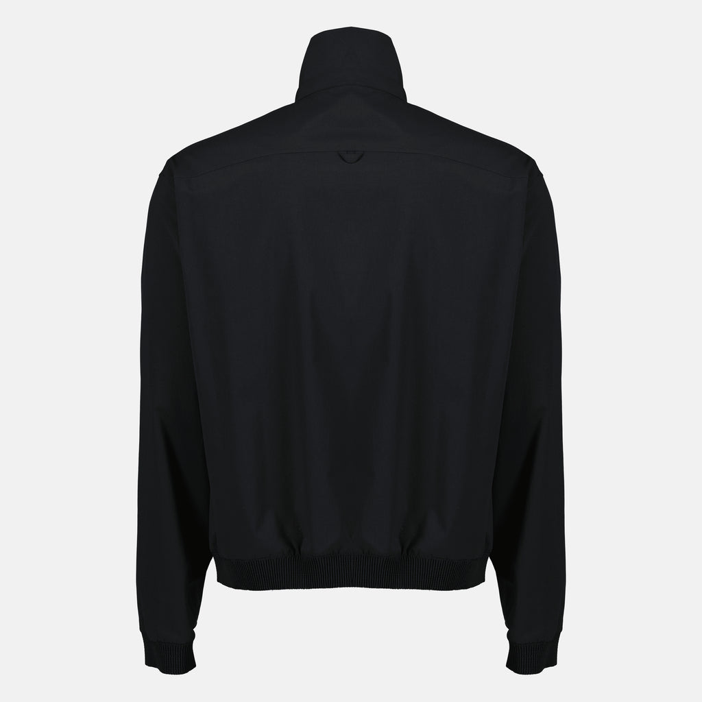 Bild des Artikels Schwarze Zip-Jacke mit Stickerei von Dior für Herren - Frühjahr/Sommer 2026 - Rückansicht