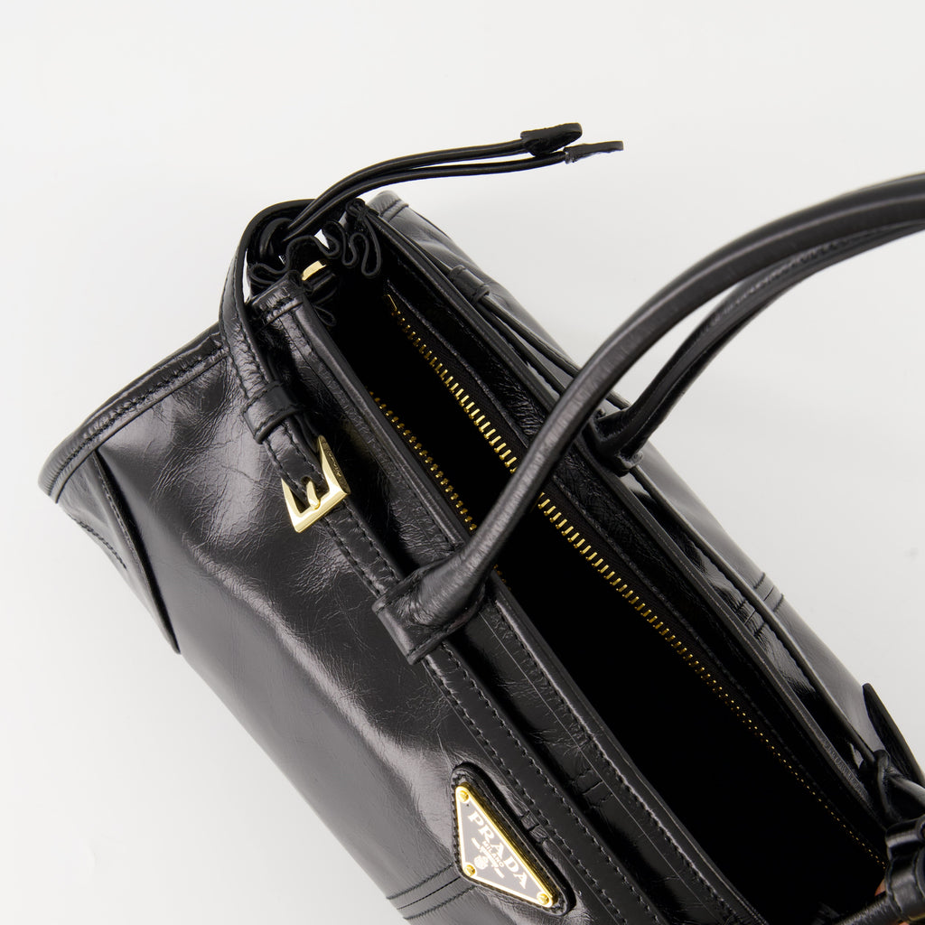Handtaschen und schultertaschen Sac en cuir Prada Schwarz Femme