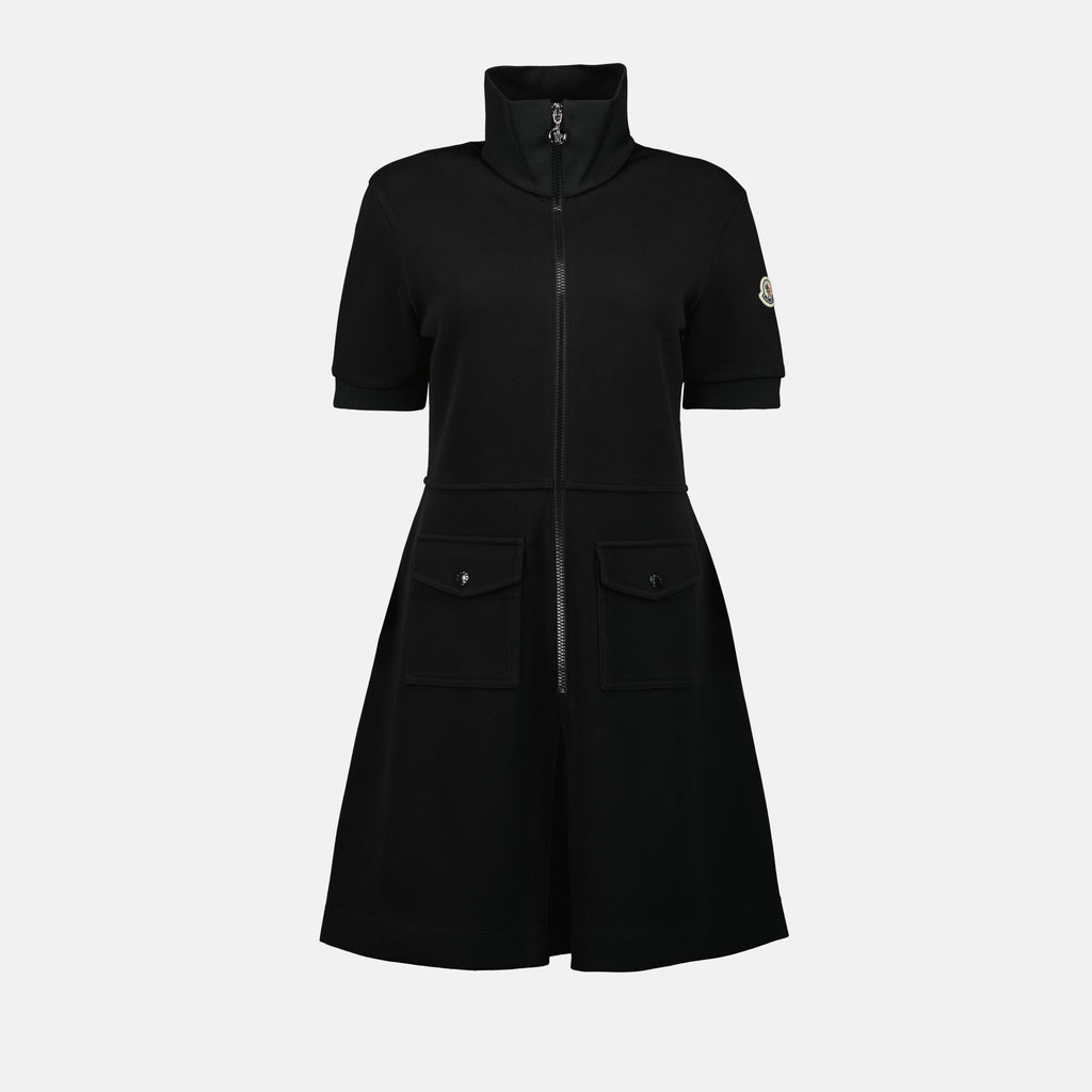 Robes Robe zipée Moncler Noir Femme
