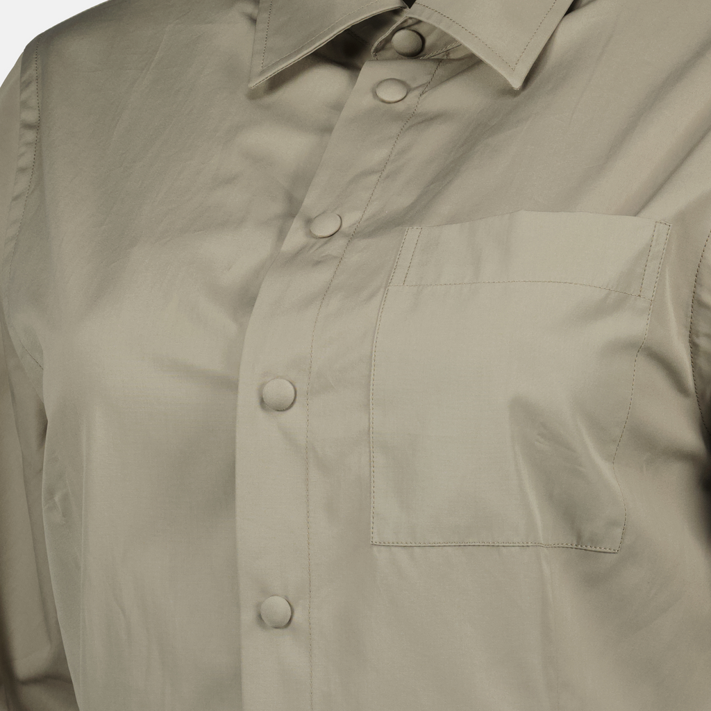 Robes Robe chemise Ami PARIS Gris Femme