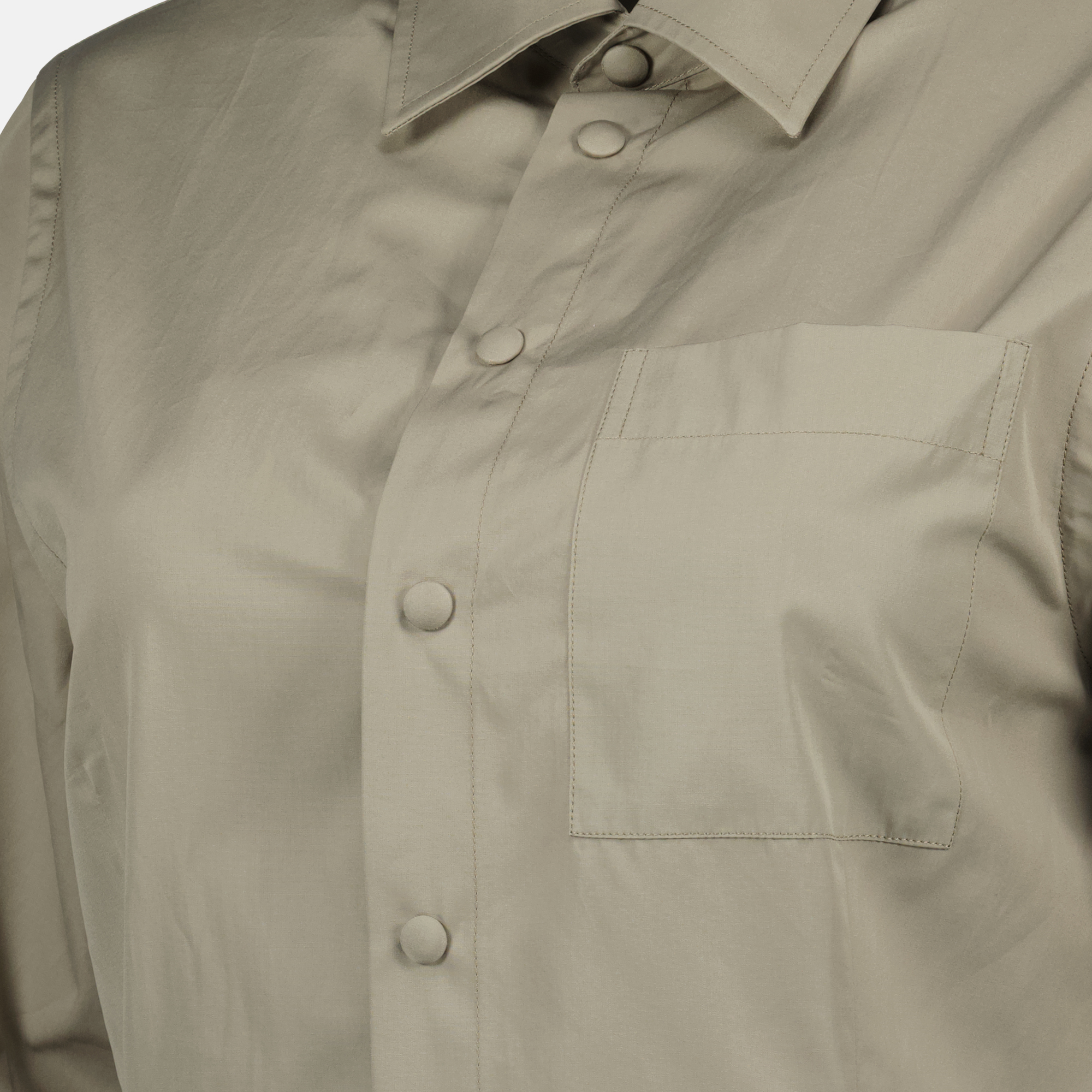 Robes Robe chemise Ami PARIS Gris Femme