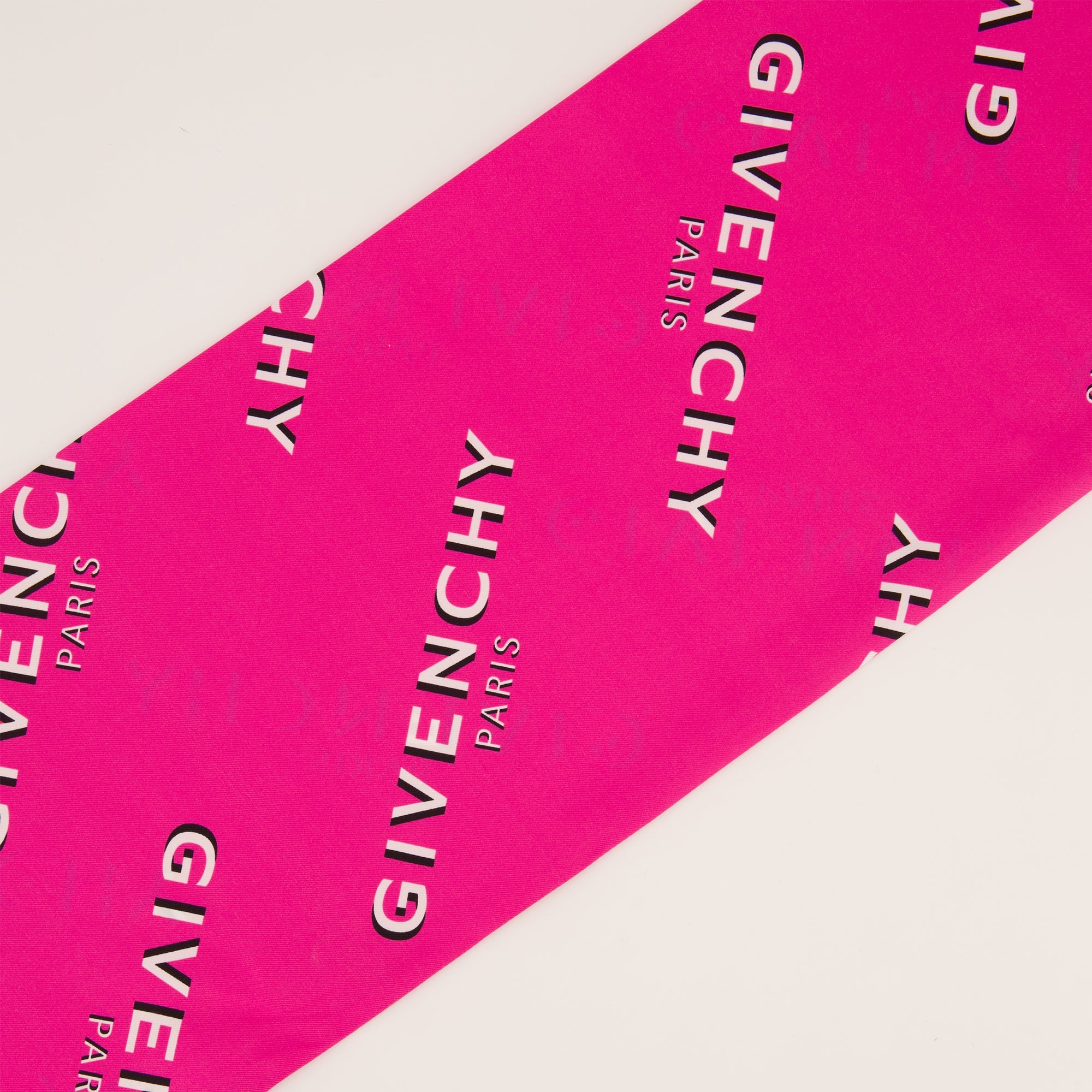 Écharpes, foulards et gants Maxi bandeau en soie Shadow rose Givenchy Rose Femme