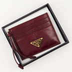 Image of the Prada leather card holder for women - Fall-Winter 2025 - Detailed View_2