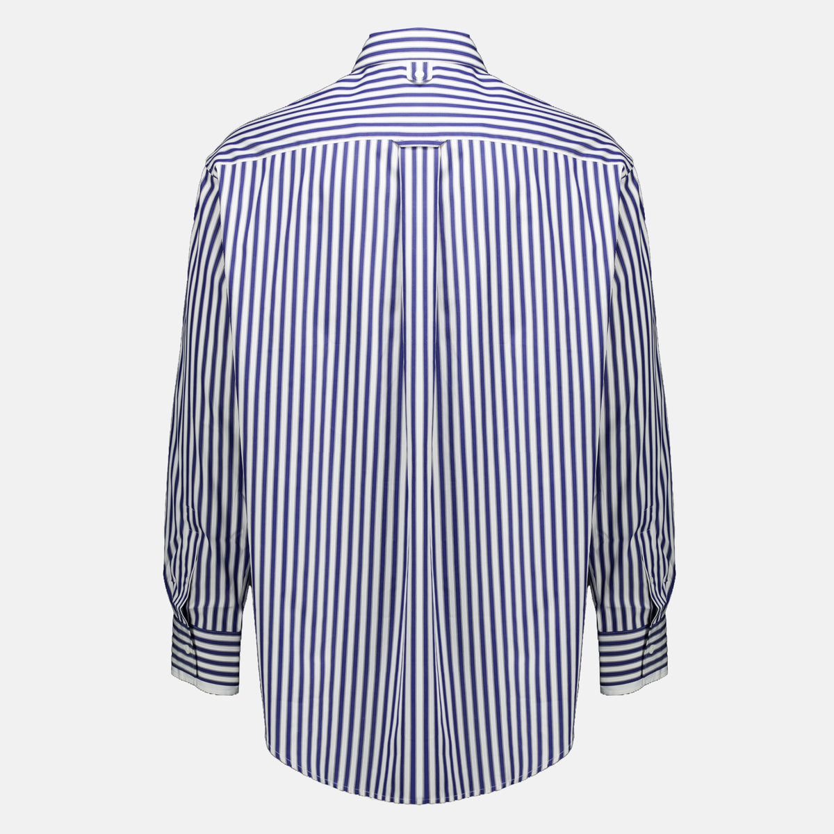 Chemises Oversized Striped Shirt Ami PARIS Bleu foncé Unisexe