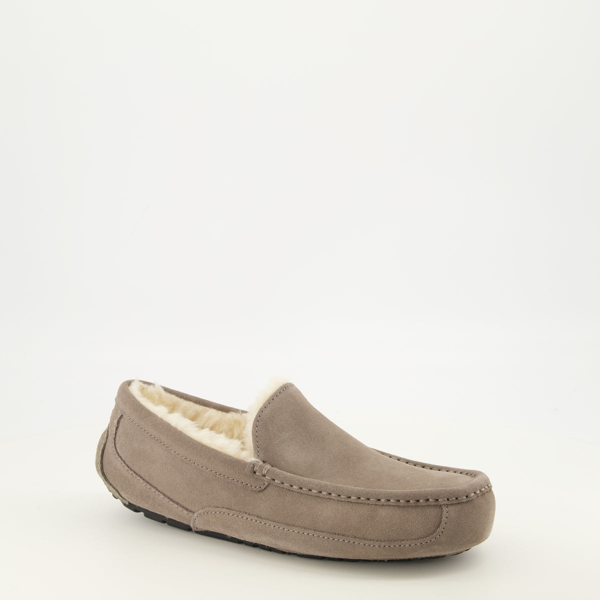 Mocassins Chausson Ascot gris Ugg Gris Homme