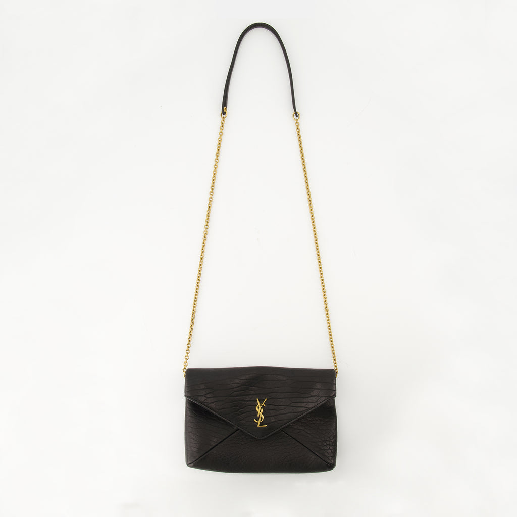 Sacs à main et épaule 카산드르 체인 파우치 Saint Laurent Noir Femme