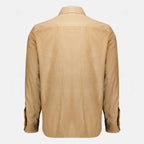 Chemises Beige Corduroy Shirt Moncler Beige Homme