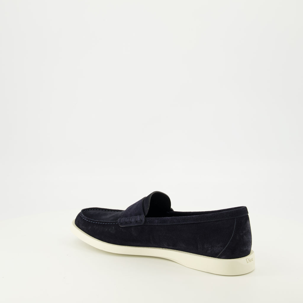 Mocassins Granville Mocassini Blu Navy Dior Bleu foncé Homme