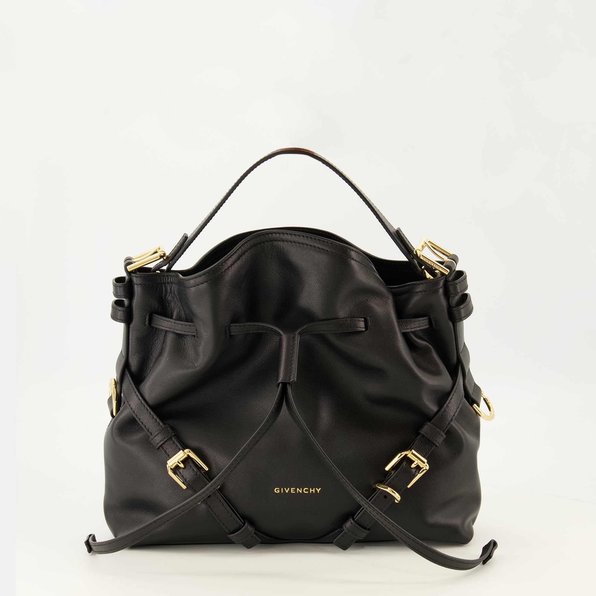 Sacs à main et épaule Bolso de Piel Tipo Bucket Voyou en Negro Givenchy Noir Femme