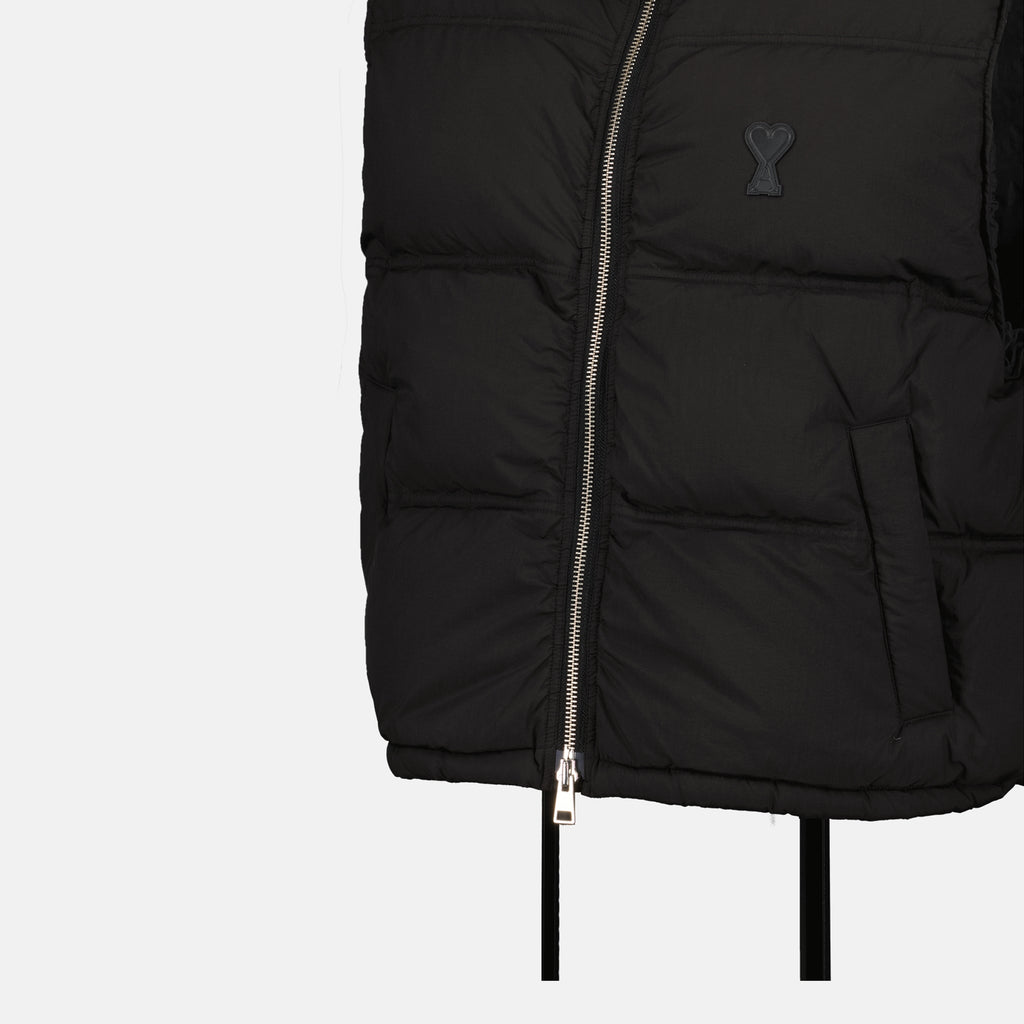 Vestes Doudoune sans manches AMI de Coeur Ami PARIS Noir Homme