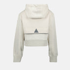 Vestes Sweat zippé en coton Moncler Grenoble Gris Femme