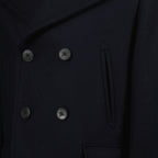 Imagen del abrigo azul de lana de la marca Burberry para hombre - Temporada Otoño-Invierno 2025 - Vista detallada_1