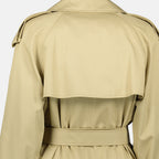 Bild des langen beigen Trenchcoats Castleford von Burberry für Frauen - Frühling-Sommer 2026 - Detailansicht_2