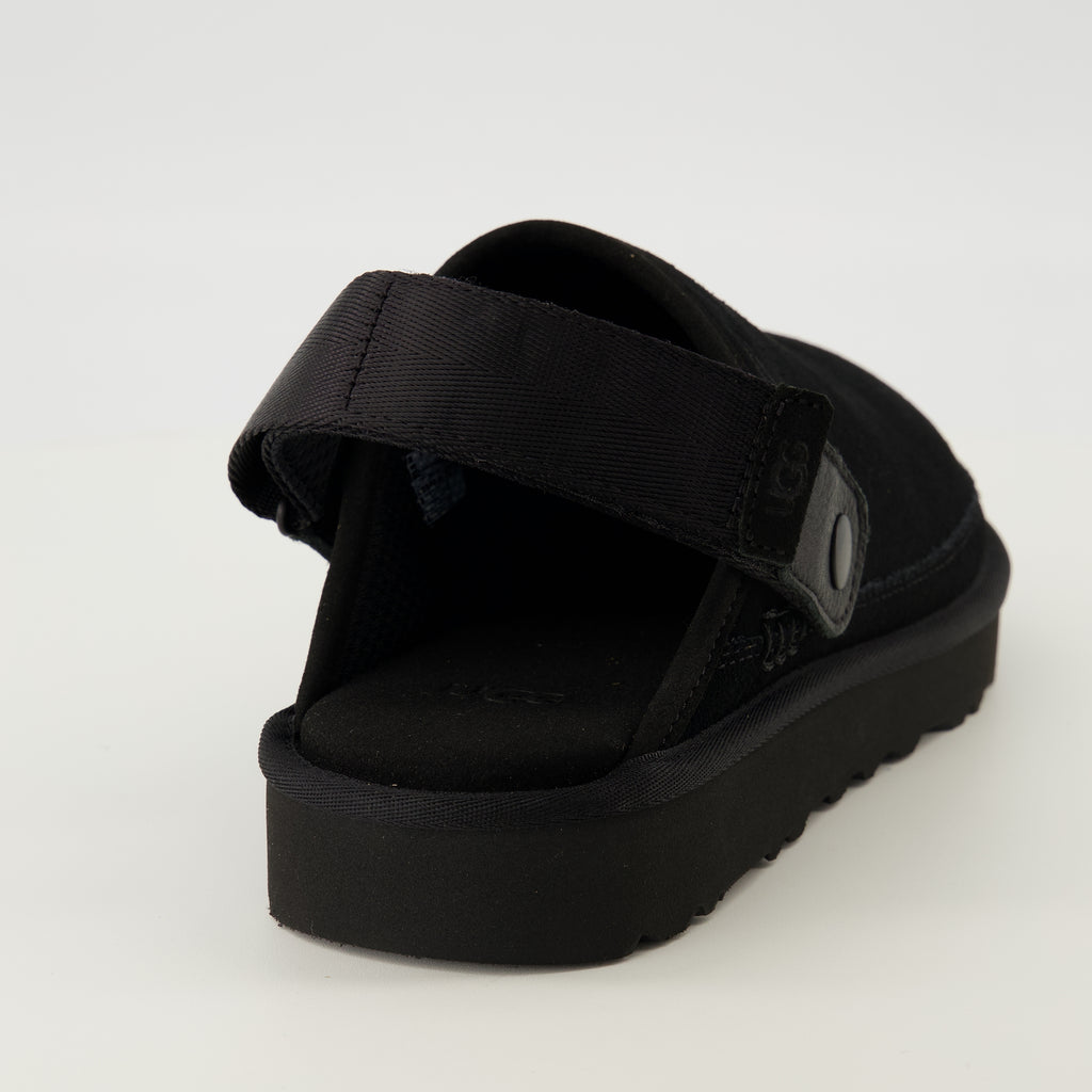 Image of the Ugg GoldenCoast II black clogs for men - Spring-Summer 2026 season - Back view