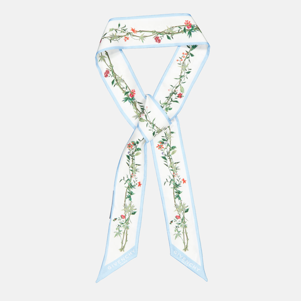 Écharpes, foulards et gants Bandeau à fleurs Givenchy Bleu Femme