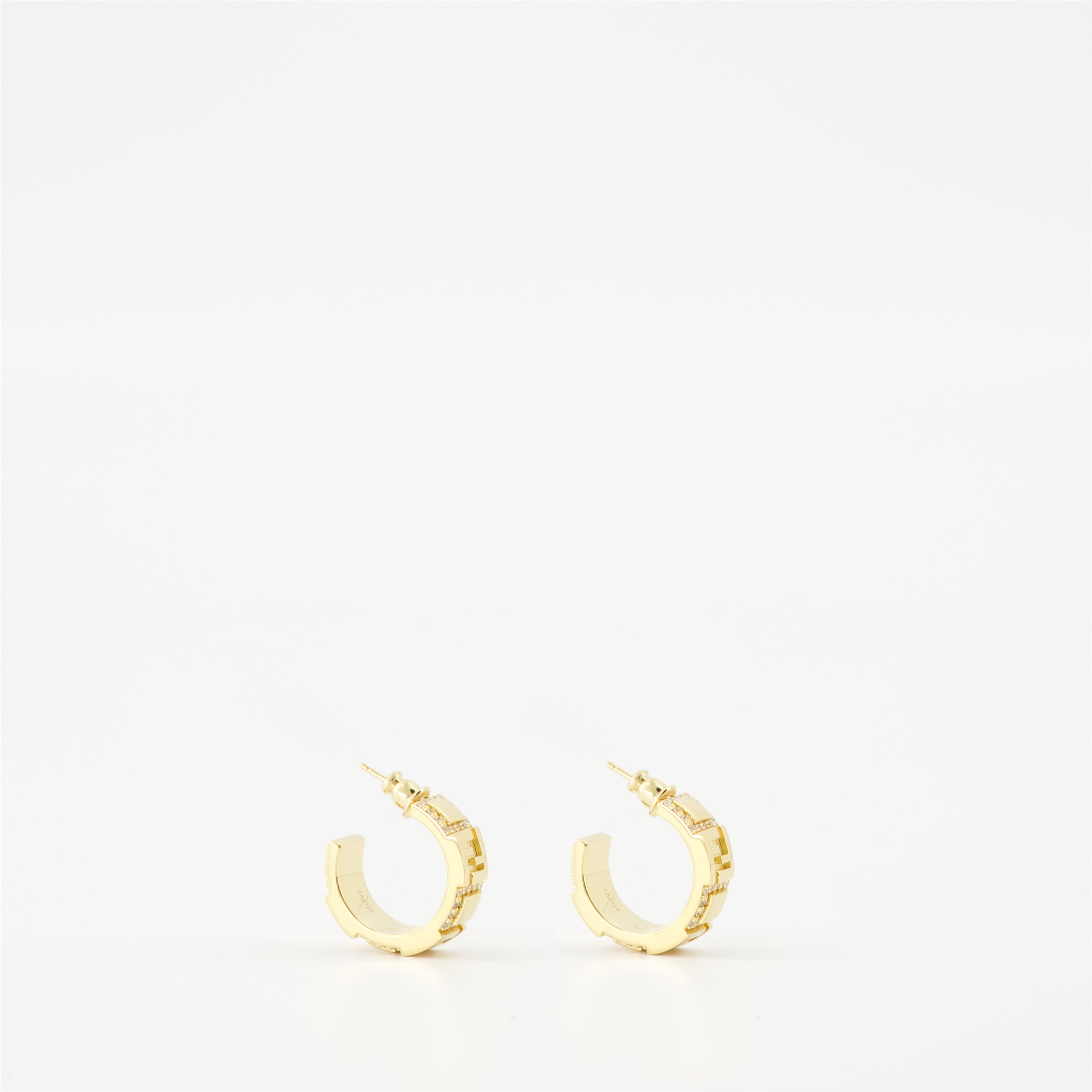 Bijoux Boucles d'oreilles Forever Fendi Doré Femme
