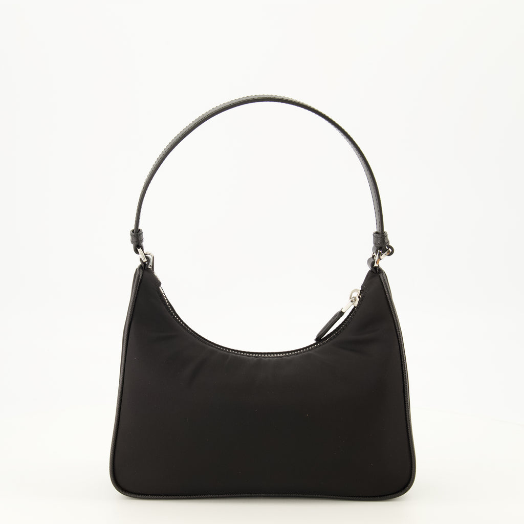 Sacs à main et épaule Bolso Mini Re-Edición 2005 en Re-Nylon negro Prada Noir Femme