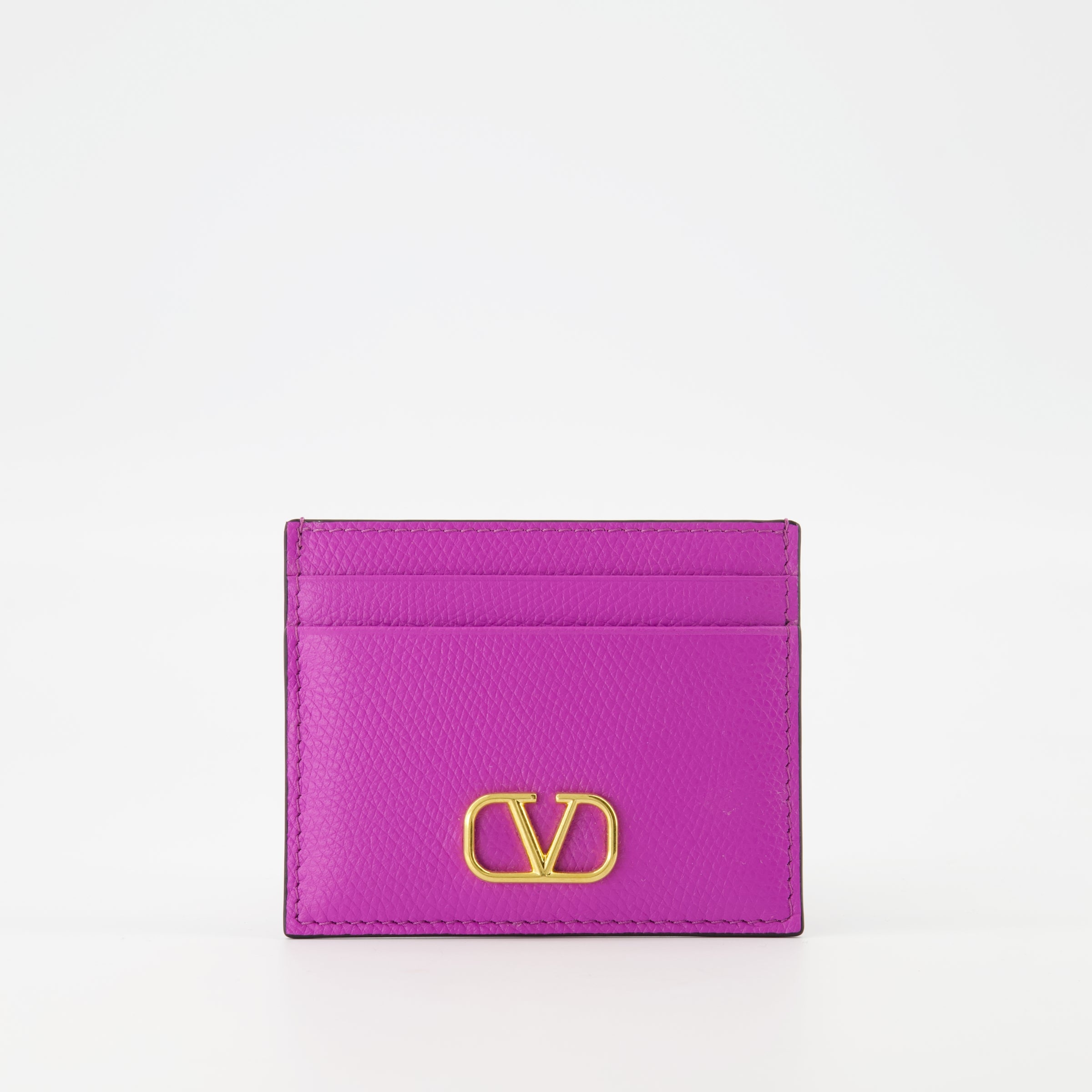 Small leather goods Porte-cartes VLogo Valentino Garavani Purple Femme