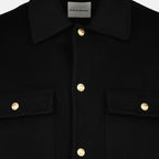 Vestes Camicia Over in Lana Drole De Monsieur Noir Homme