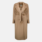 Manteaux Beiger Icon Coat aus Wolle Max Mara Beige Femme