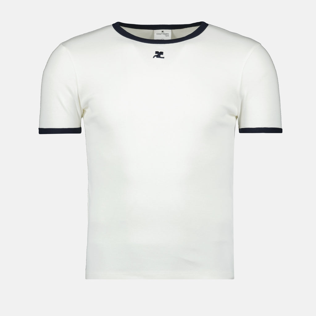 T-shirts T-shirt signature Courrèges Blanc Homme