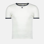 Camisetas T-Shirt Assinatura Courrèges Branco Homme
