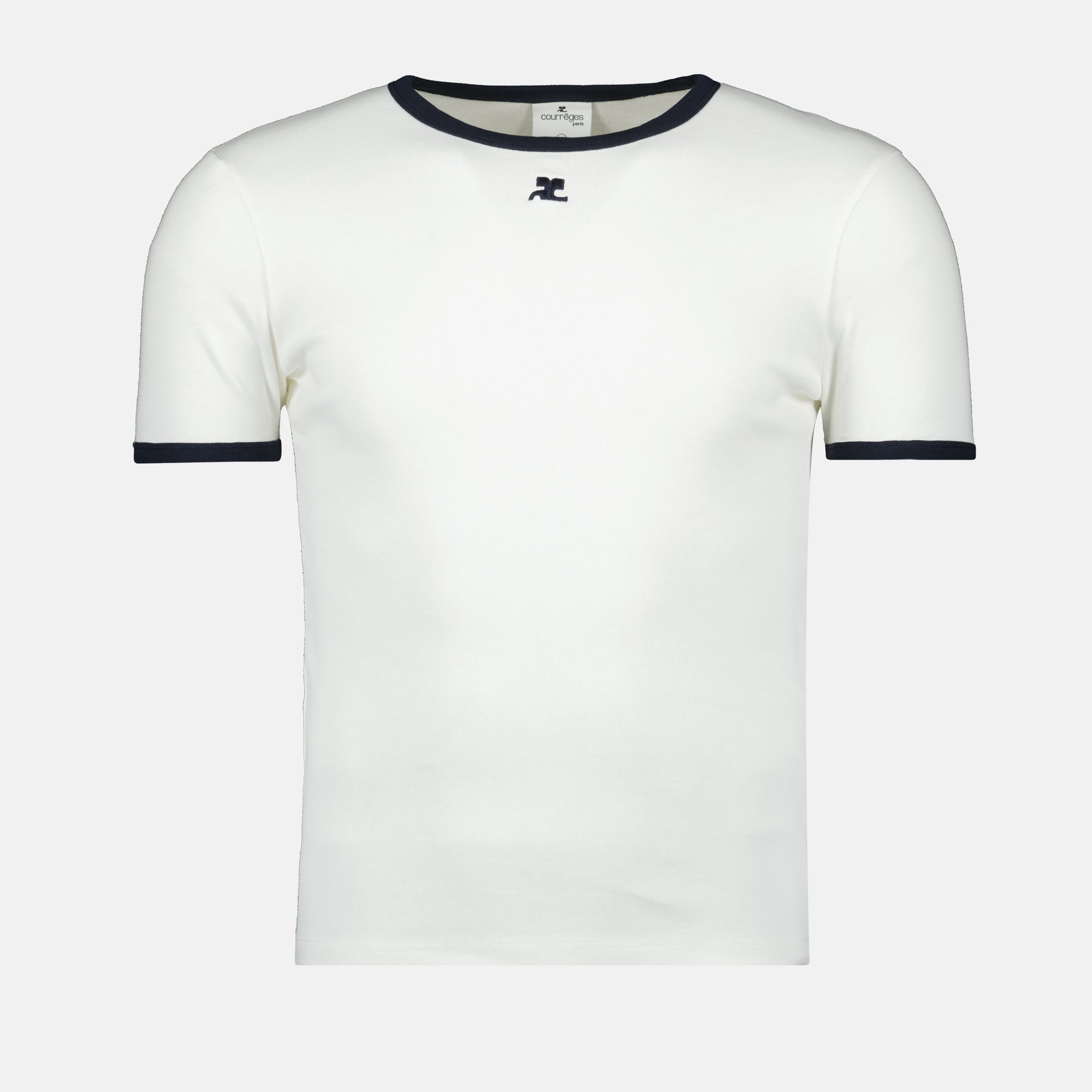 T-shirts T-shirt signature Courrèges Blanc Homme