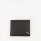 Image of the Vlogo cardholder from the Valentino Garavani brand for Men - Autumn-Winter 2025 Collection - Front View