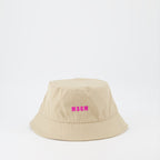 Chapeaux, casquettes et bonnets Casquette à logo MSGM Beige Femme