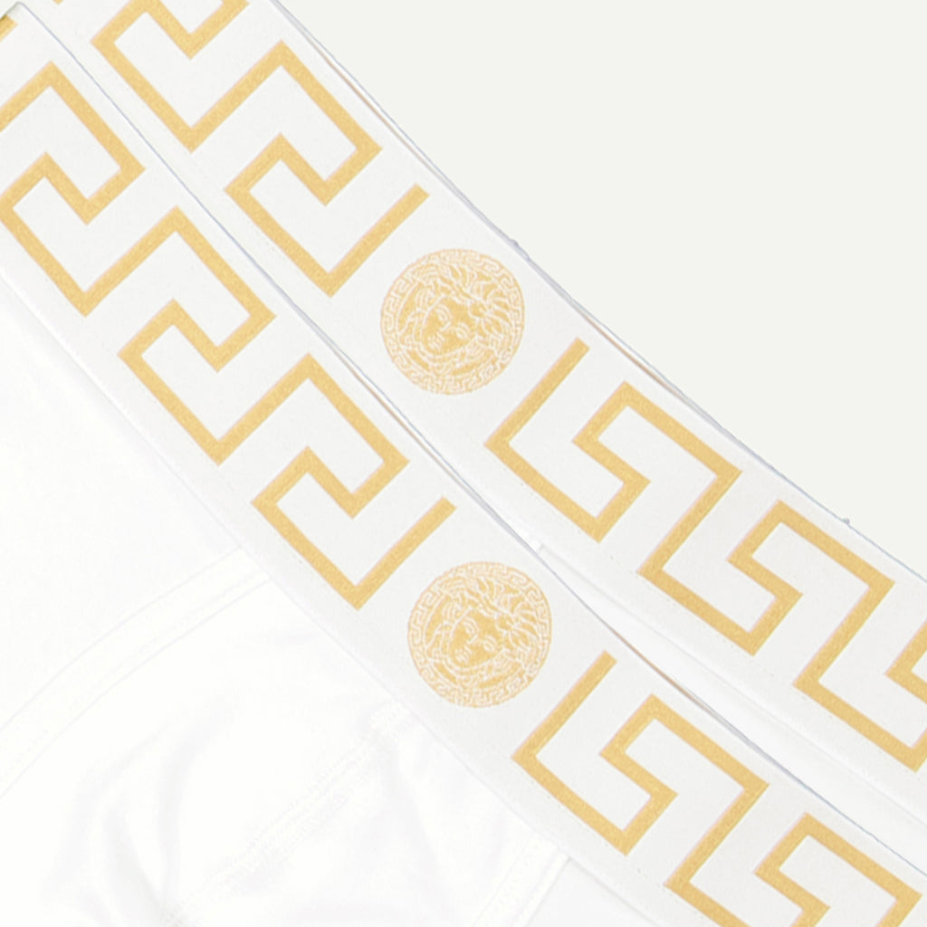 Sous-vêtements et homewear Lot de boxers longs Versace Blanc Homme