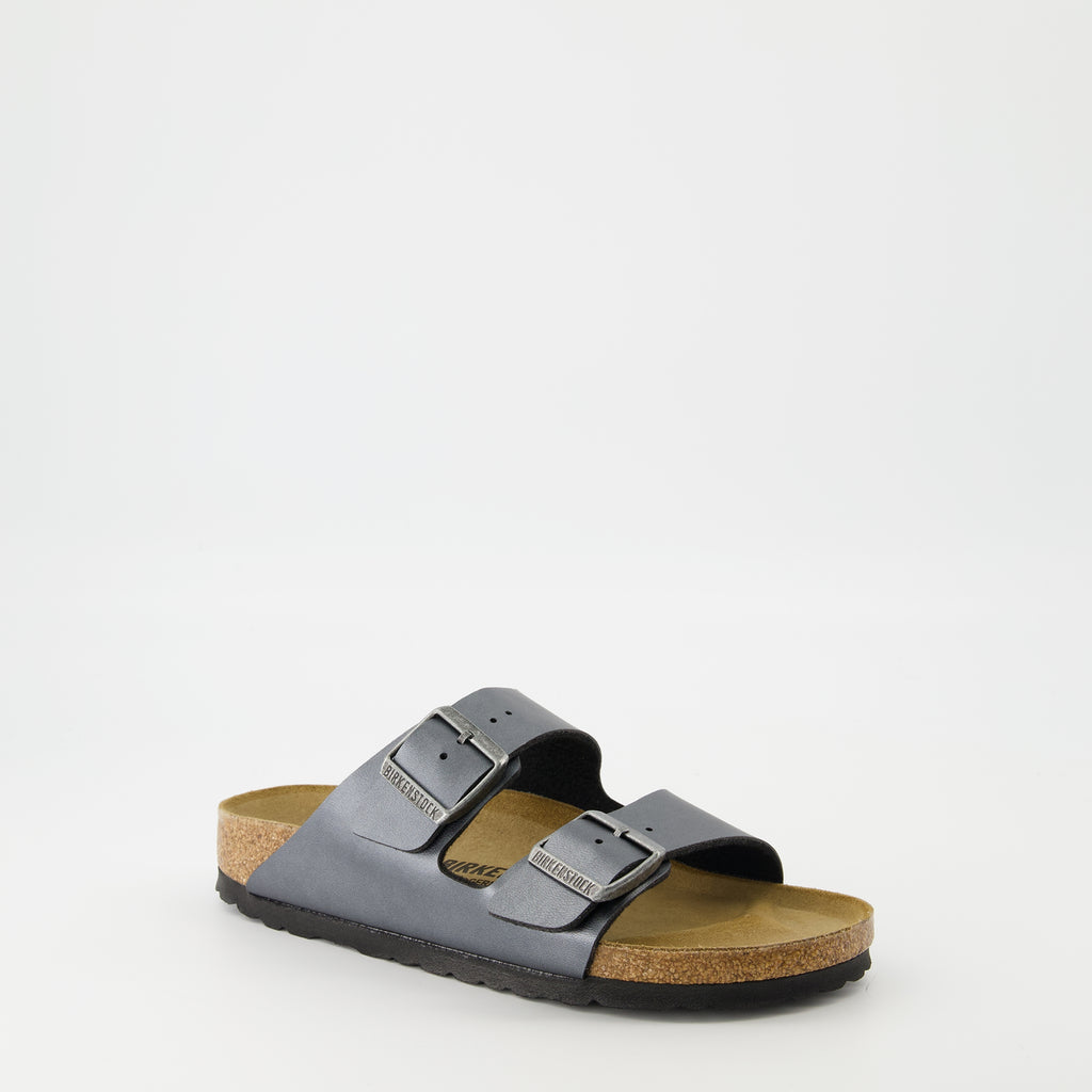 Chaussures ouvertes Sandales Arizona grises Birkenstock Gris Femme
